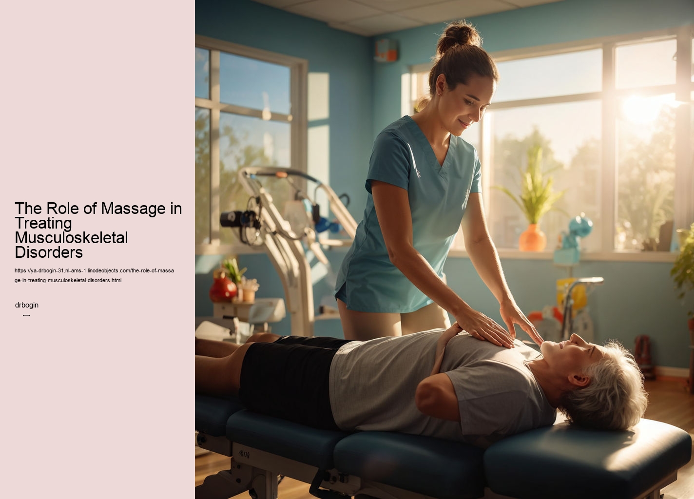 The Role of Massage in Treating Musculoskeletal Disorders